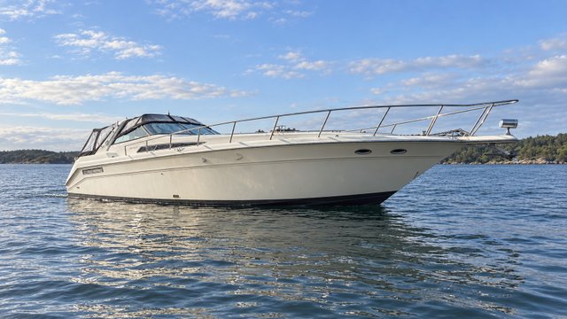 Searay sundancer 480 (1991) – Detroit 671 TI, 485 HK